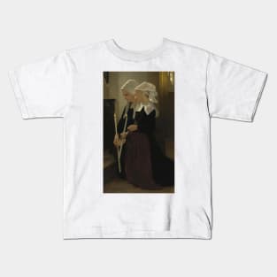 Le Voeu A Sainte-Anne-D'auray by William-Adolphe Bouguereau Kids T-Shirt